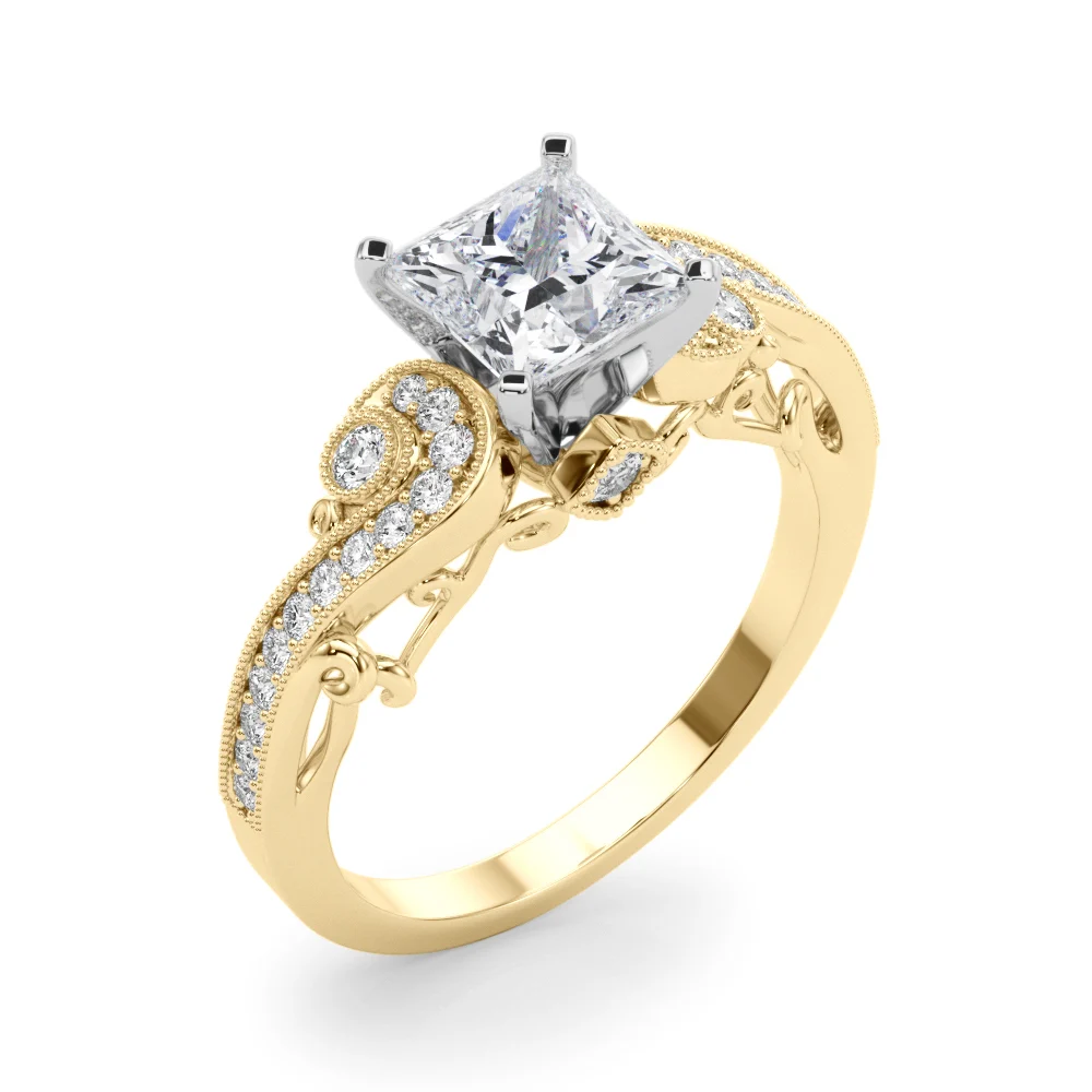 Vintage Inspired Swirling Engagement Ring - Image 68