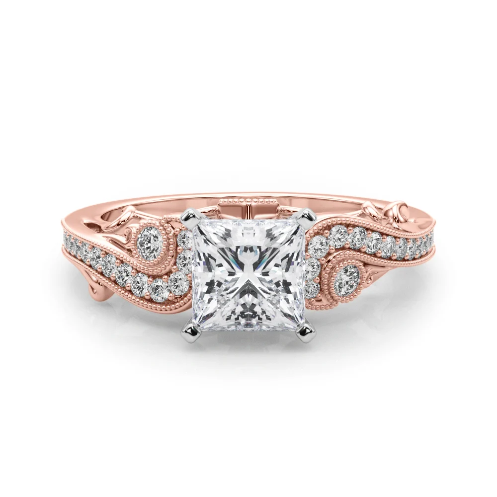 Vintage Inspired Swirling Engagement Ring - Image 72