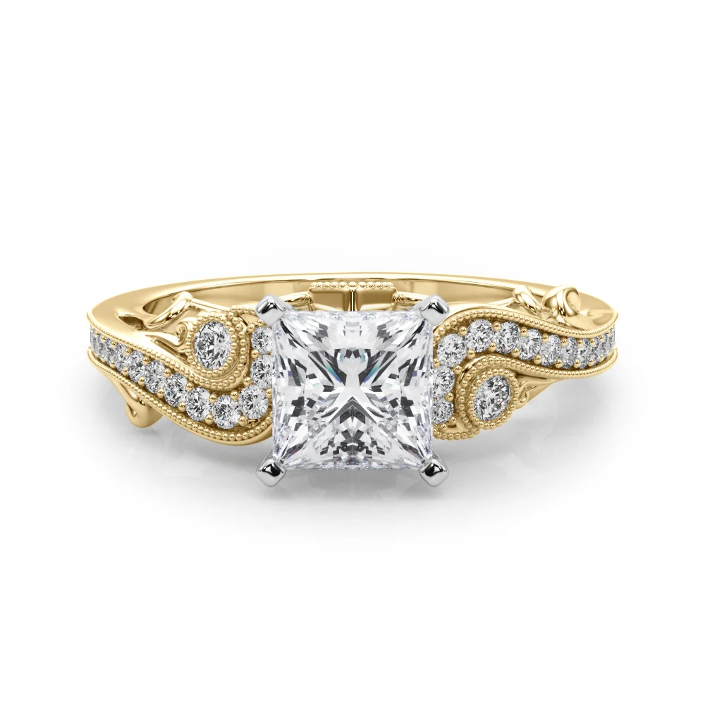 Vintage Inspired Swirling Engagement Ring - Image 67