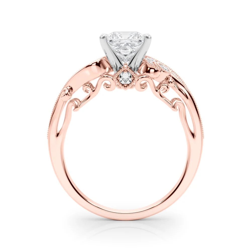 Vintage Inspired Swirling Engagement Ring - Image 70