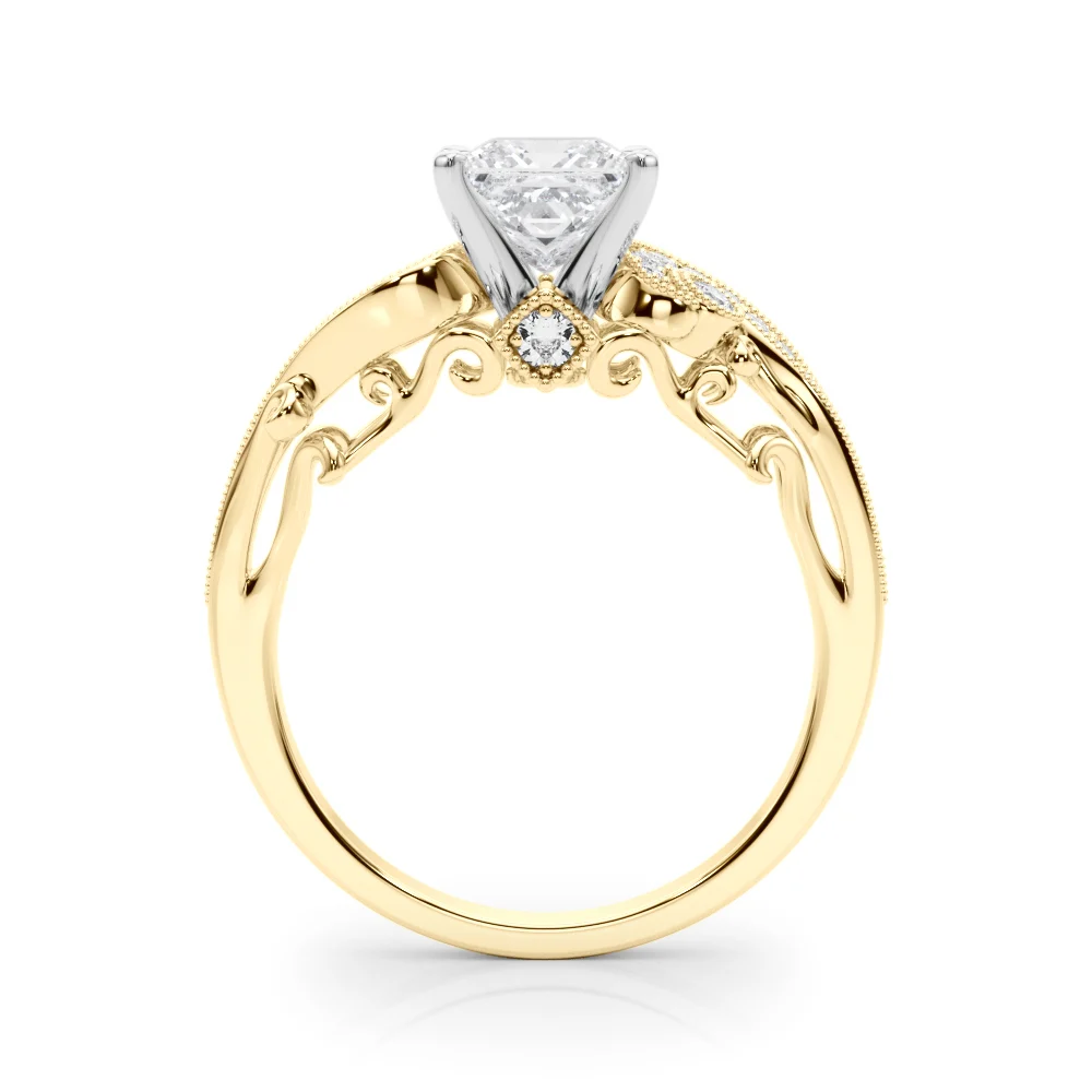Vintage Inspired Swirling Engagement Ring - Image 66