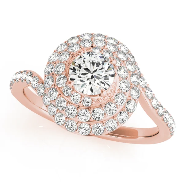 ENGAGEMENT RINGS HALO ROUND - Image 7