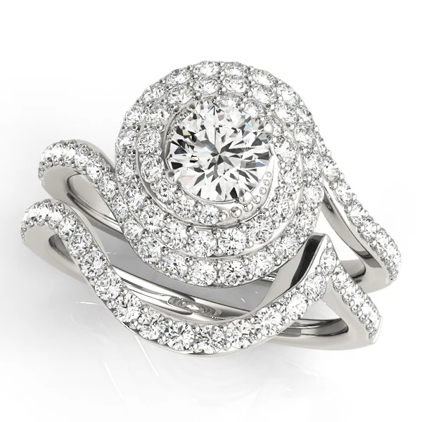 ENGAGEMENT RINGS HALO ROUND - Image 3