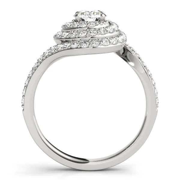 ENGAGEMENT RINGS HALO ROUND - Image 2