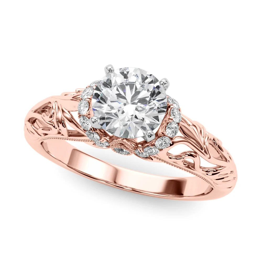 Vintage Inspired Engagement Ring - Image 11