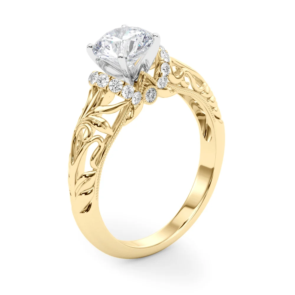 Vintage Inspired Engagement Ring - Image 9