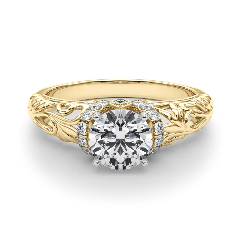 Vintage Inspired Engagement Ring - Image 8