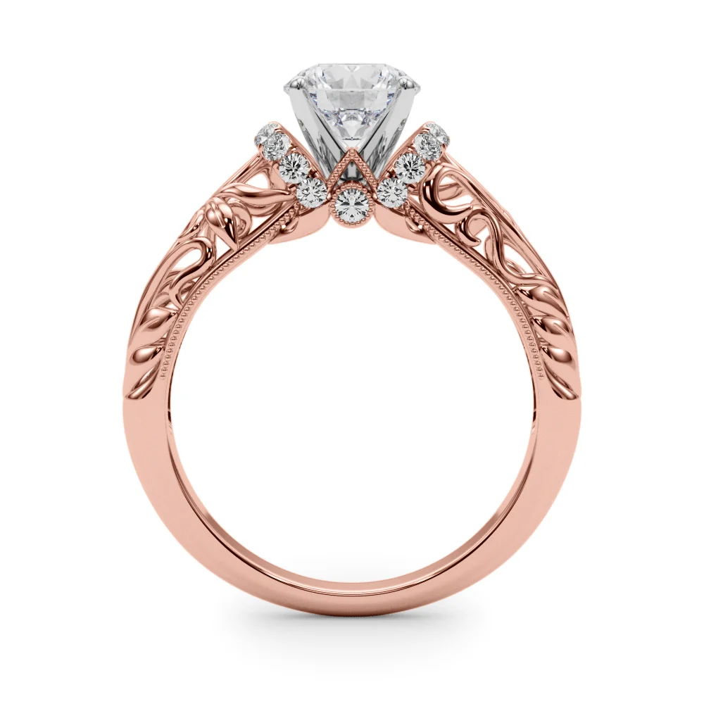 Vintage Inspired Engagement Ring - Image 12