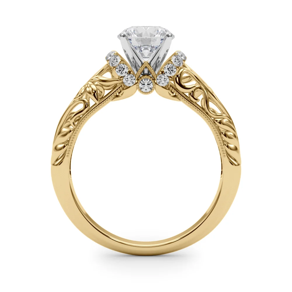 Vintage Inspired Engagement Ring - Image 7