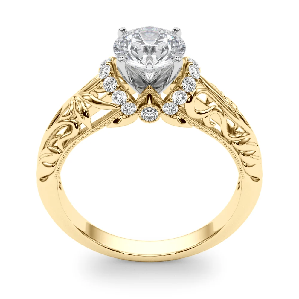 Vintage Inspired Engagement Ring - Image 10