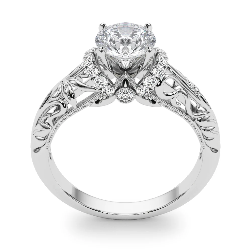 Vintage Inspired Engagement Ring - Image 5