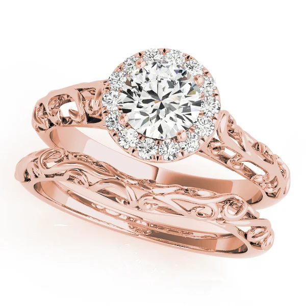 Vintage Filigree Halo Engagement Rings - Image 11