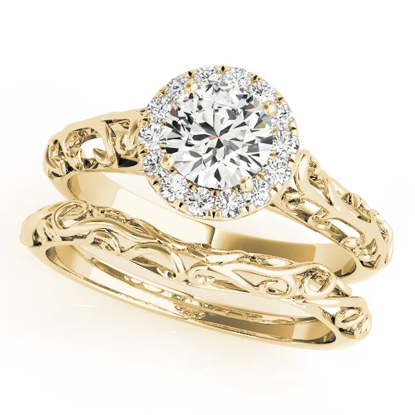 Vintage Filigree Halo Engagement Rings - Image 7