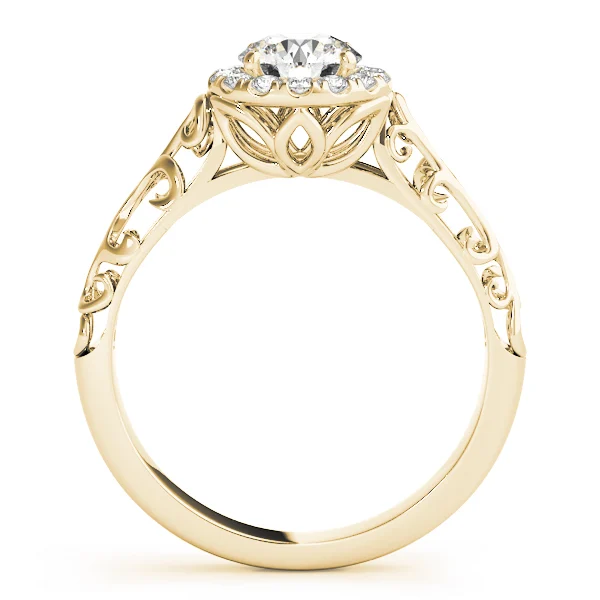 Vintage Filigree Halo Engagement Rings - Image 6