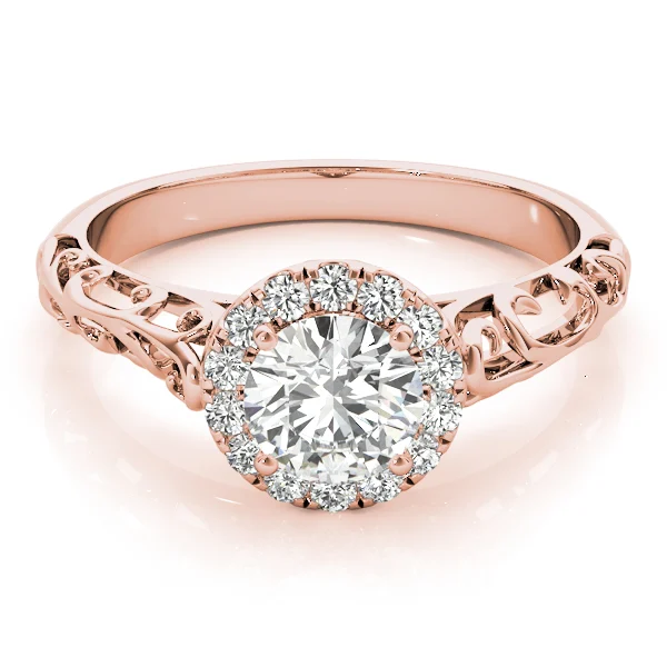 Vintage Filigree Halo Engagement Rings - Image 12