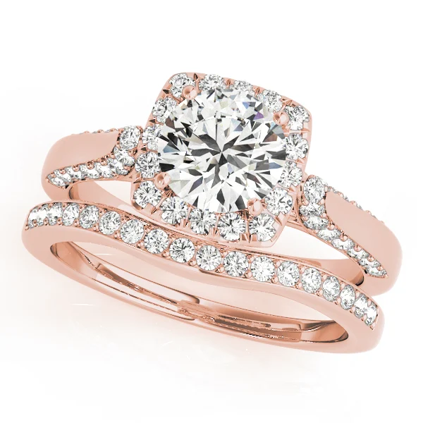 Solitaire Halo Engagement Rings - Image 9
