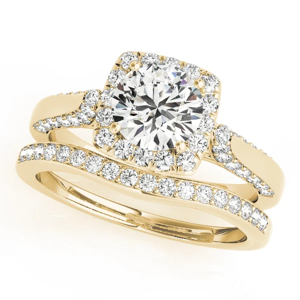 Solitaire Halo Engagement Rings - Image 6