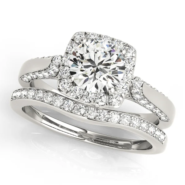 Solitaire Halo Engagement Rings - Image 3
