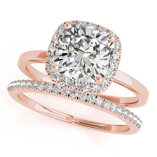 ENGAGEMENT RINGS HALO SQUARE & CUS - Image 13