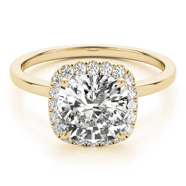 ENGAGEMENT RINGS HALO SQUARE & CUS - Image 10