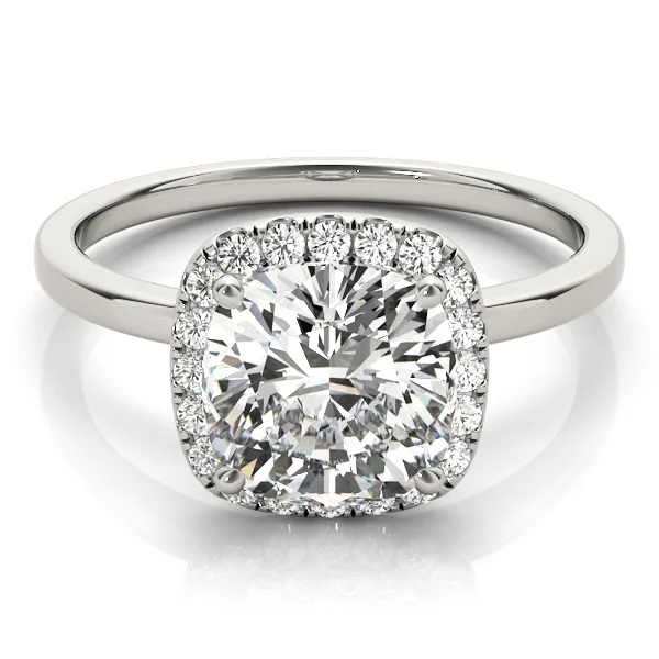 ENGAGEMENT RINGS HALO SQUARE & CUS - Image 5