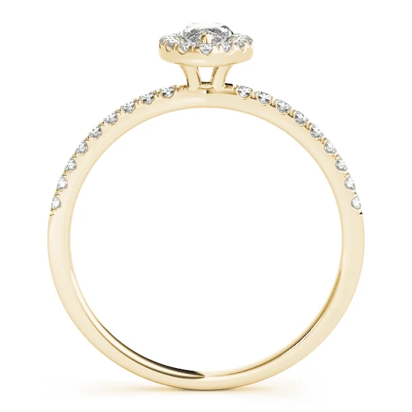 Marquise Halo Engagement Ring - Image 7