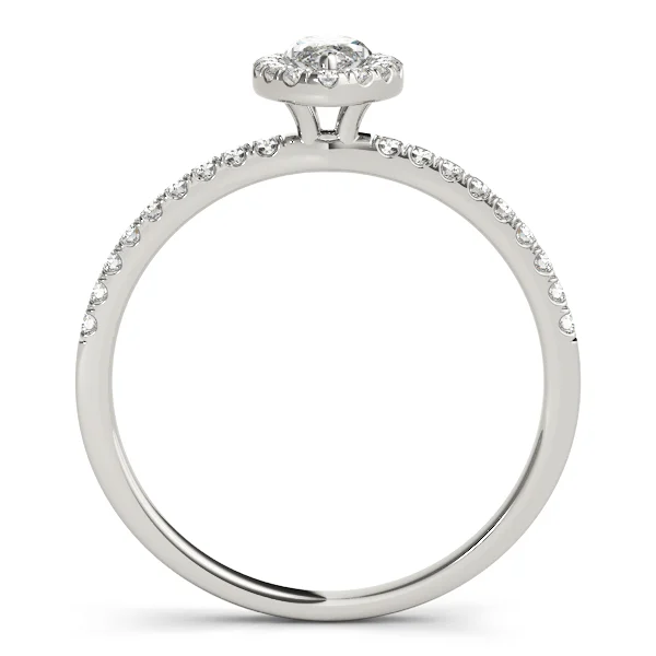 Marquise Halo Engagement Ring - Image 2