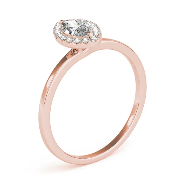 Marquise Halo Engagement Ring - Image 14