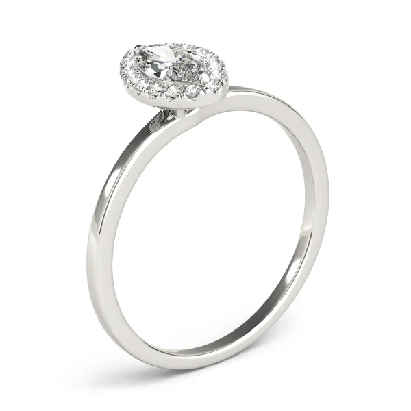 Marquise Halo Engagement Ring - Image 4