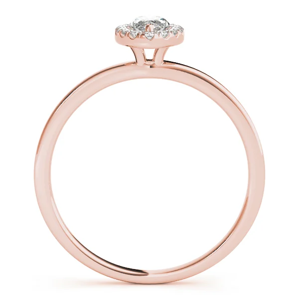 Marquise Halo Engagement Ring - Image 12
