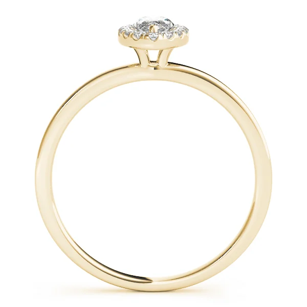 Marquise Halo Engagement Ring - Image 7