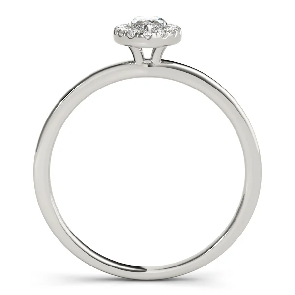 Marquise Halo Engagement Ring - Image 2