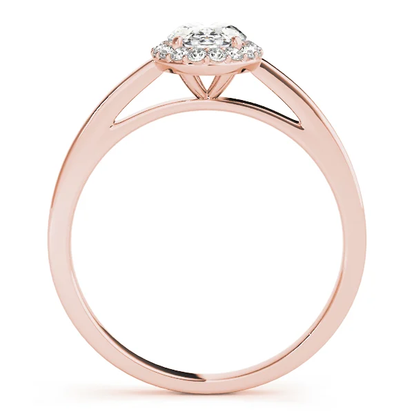 Oval Halo Engagement Ring - Image 12