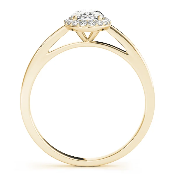 Oval Halo Engagement Ring - Image 7
