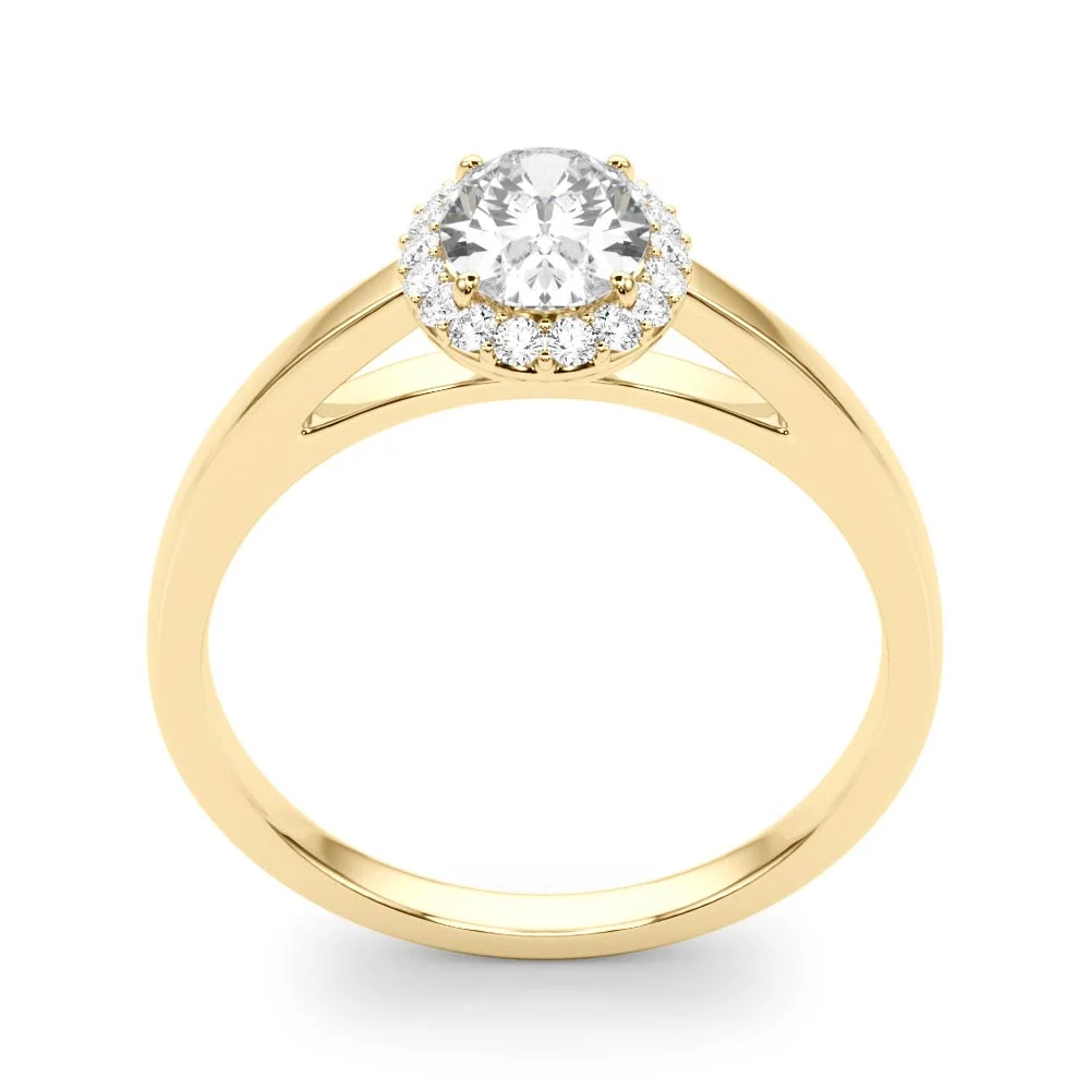 Oval Halo Engagement Ring - Image 10