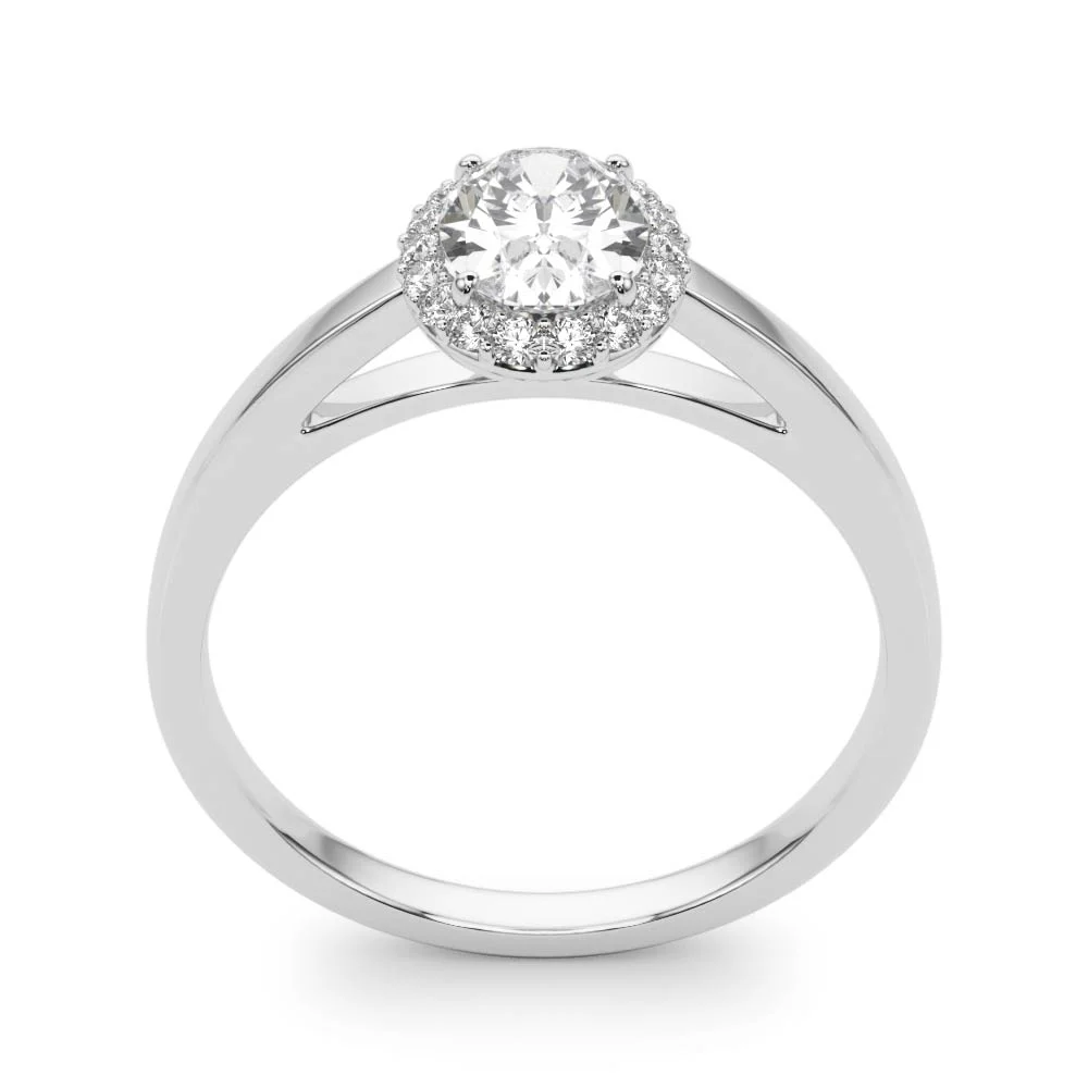 Oval Halo Engagement Ring - Image 5