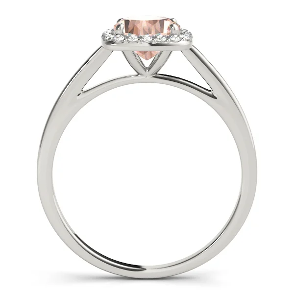 Cushion Shape Cathedral Halo Engagement Ring - Image 15