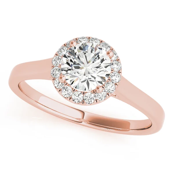 Round Halo Engagement Ring - Image 11