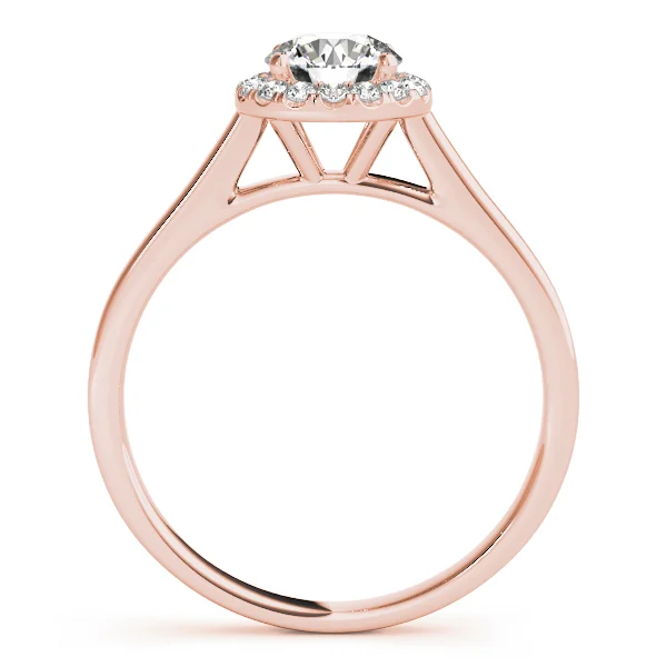 Round Halo Engagement Ring - Image 12