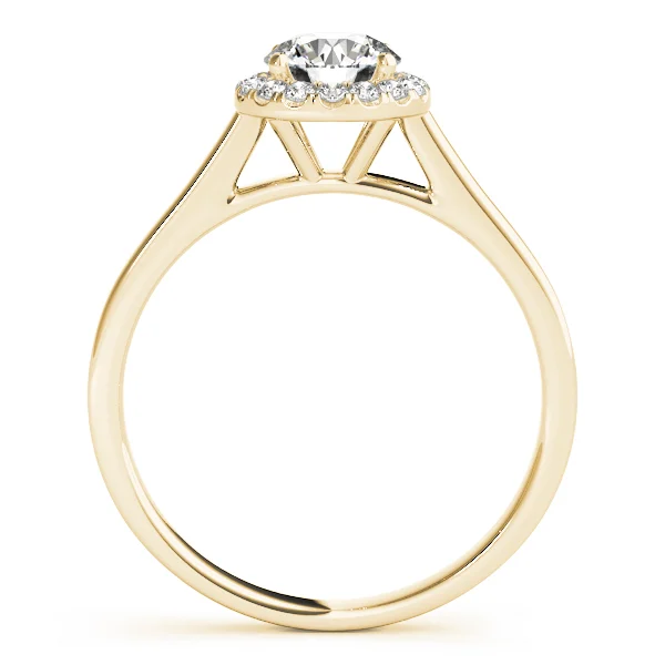 Round Halo Engagement Ring - Image 7