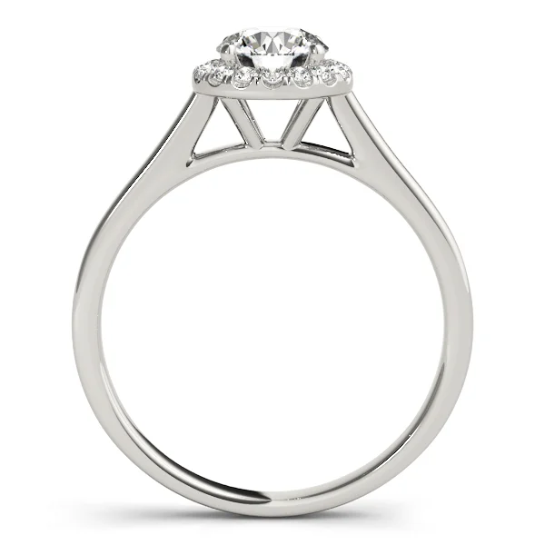 Round Halo Engagement Ring - Image 2