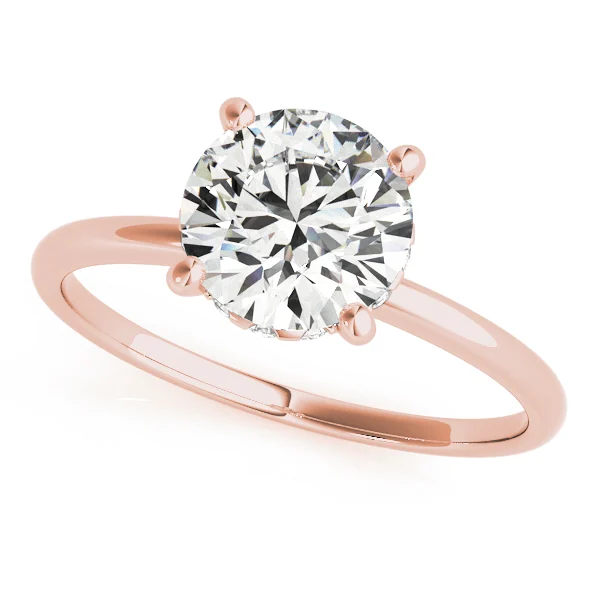 Round Solitaire Engagement Ring - Image 11
