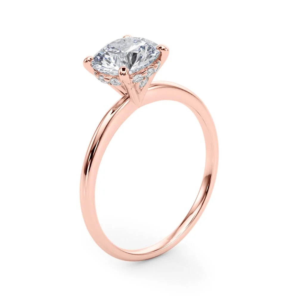 Round Solitaire Engagement Ring - Image 14