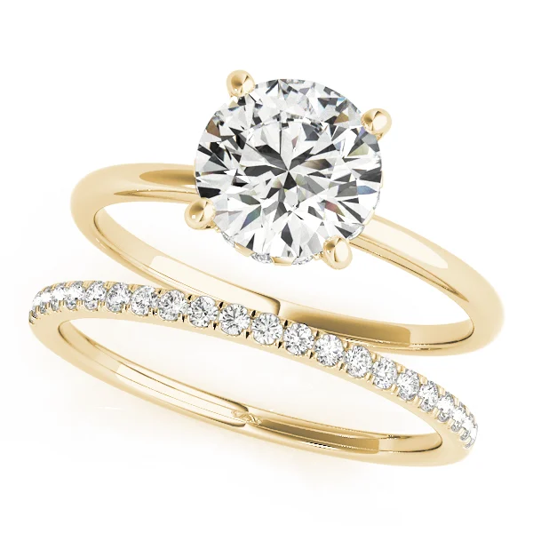 Round Solitaire Engagement Ring - Image 8