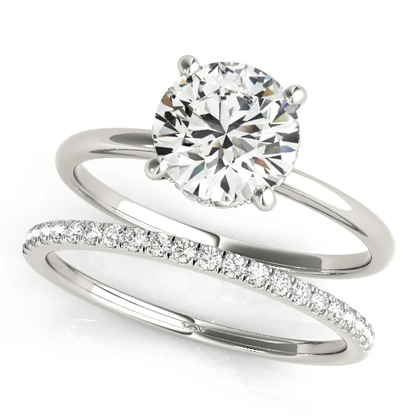 Round Solitaire Engagement Ring - Image 3