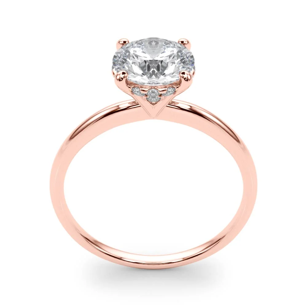 Round Solitaire Engagement Ring - Image 15