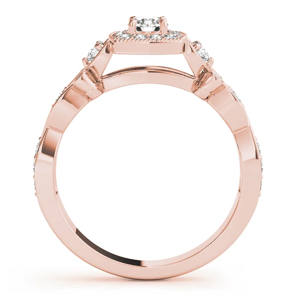 Vintage Style Halo Engagement Rings - Image 10