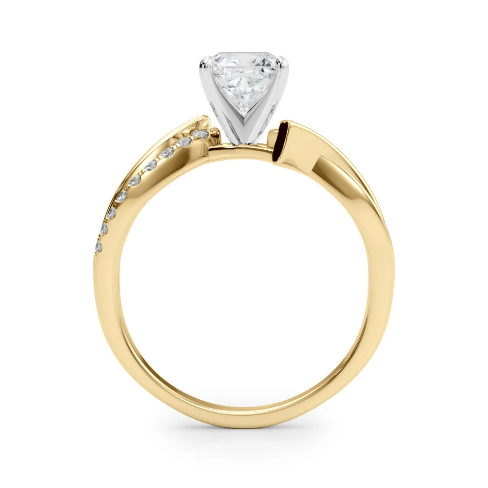 Bypass Single Row Engagement Ring - Image 52