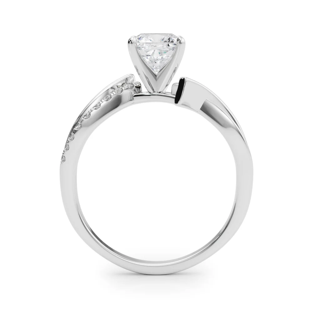 Bypass Single Row Engagement Ring - Image 47