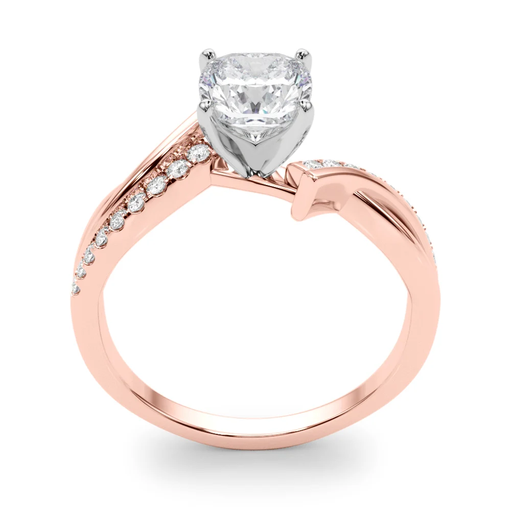 Bypass Single Row Engagement Ring - Image 60